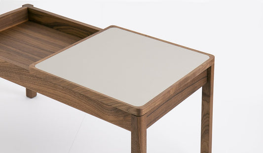 はたらく サイドテーブル ウォールナット【ダブル】 受注生産品