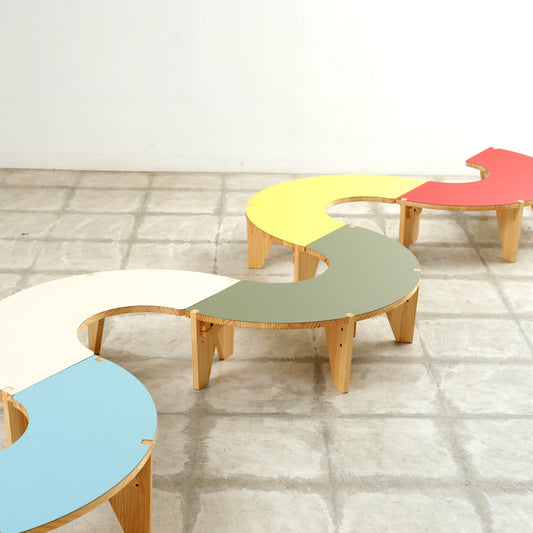 色彩テーブル【ドーナツタイプ】 受注生産品