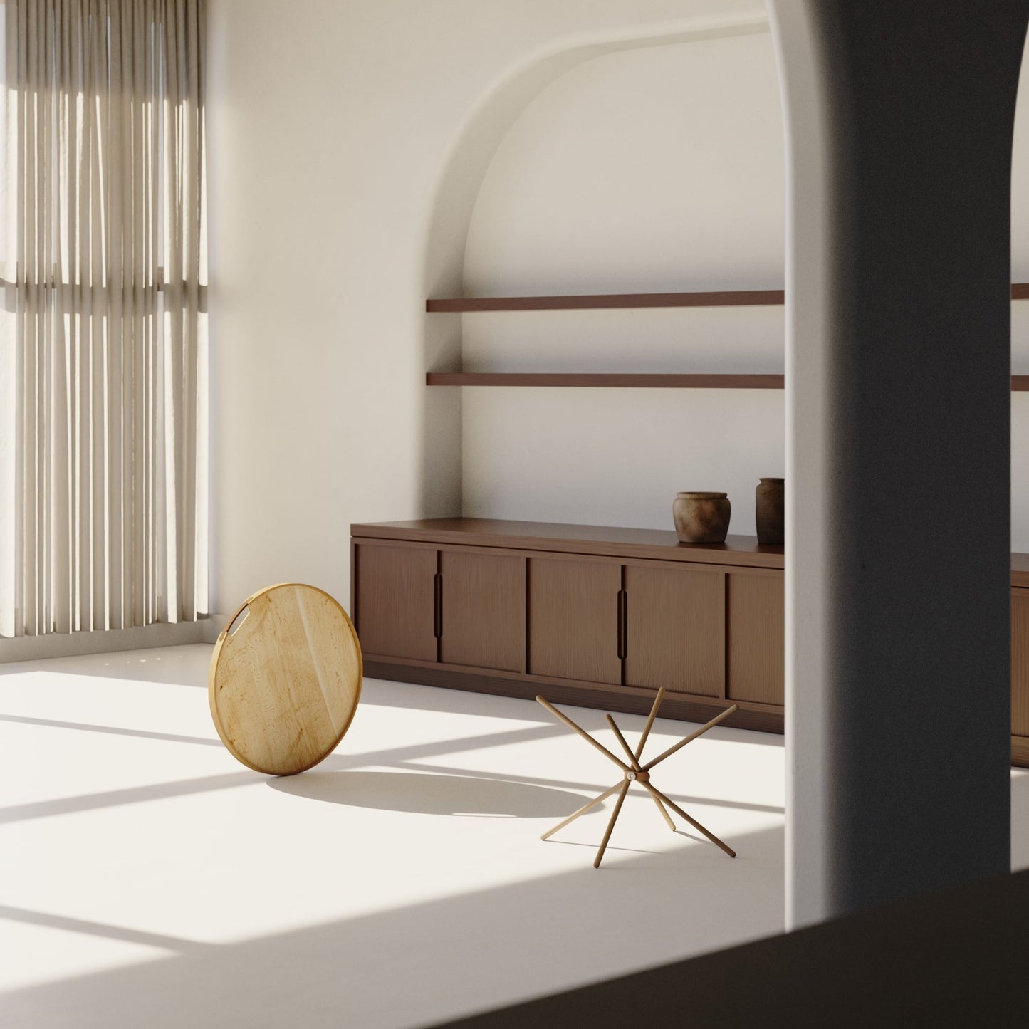 Somewhere / Foldable coffee table 受注生産品