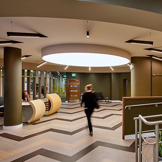 マーモリウム タイル【ライン】 床用リノリウム 25×100cm フォルボ(Forbo)