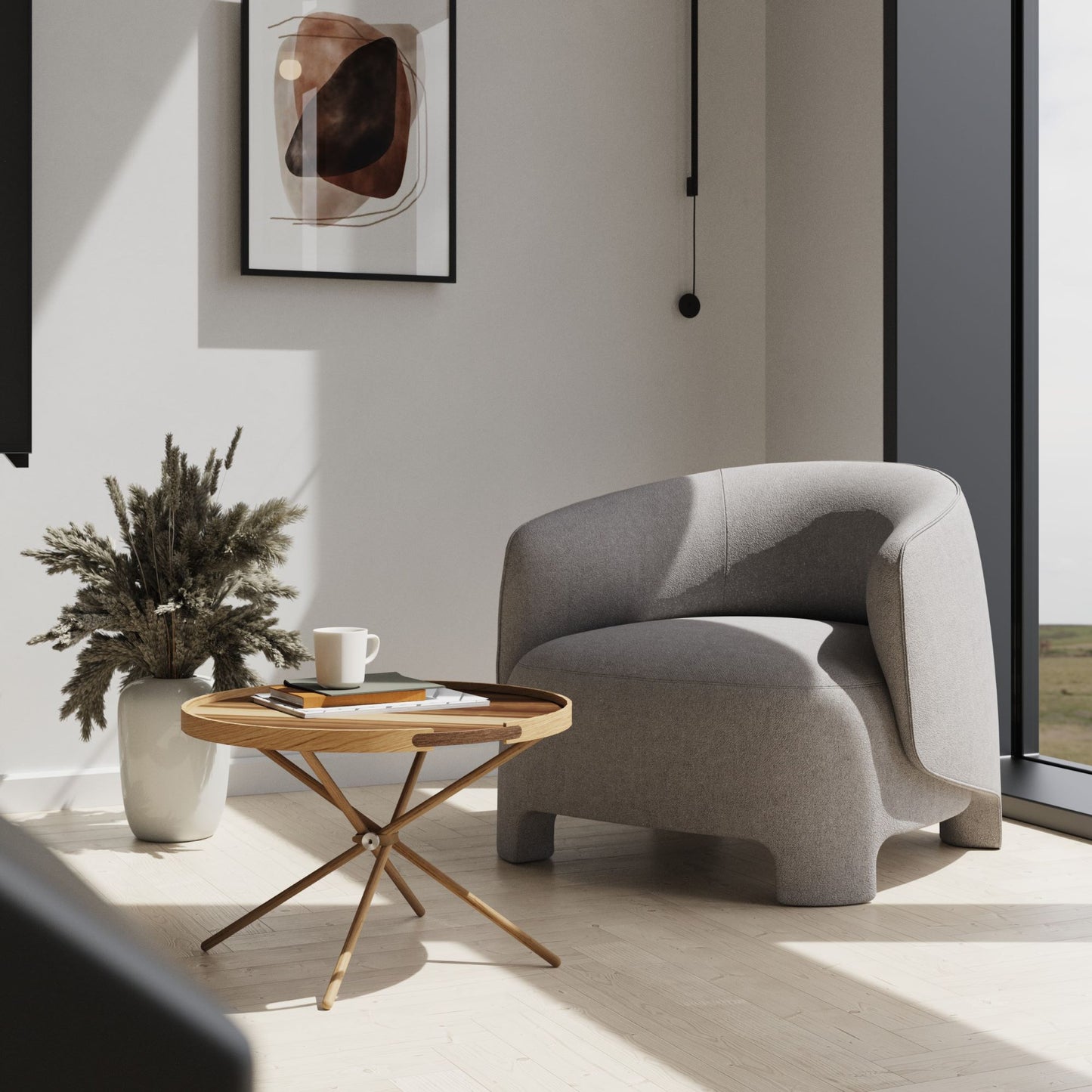 Somewhere / Foldable coffee table 受注生産品