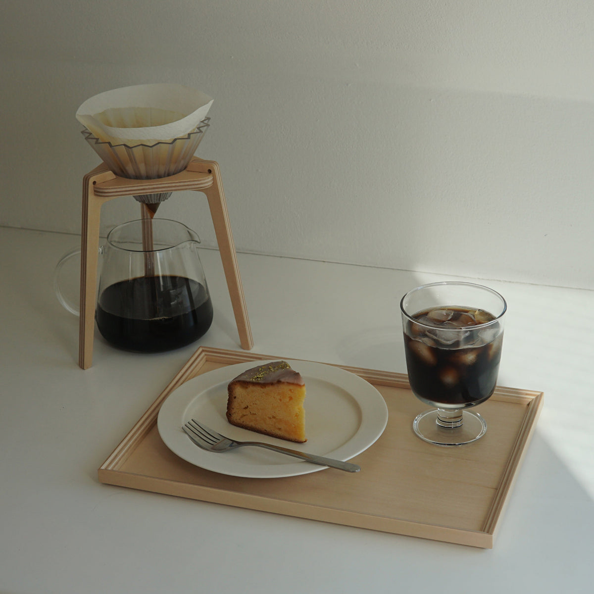 tripod coffee dripper stand